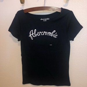 Abercrombie Kids Ribbed Navy Shirt Girls